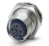 1542761 Phoenix Contact Circular Connector, 5 Contacts, Bulkhead Mount, M12 Connector, Plug, Female, IP67, SACC Series