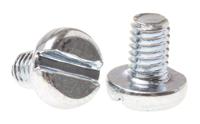 560-849 RS PRO Slot M4 Pan Steel Machine Screws DIN 85 x 6.0mm