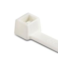 111-95019-t50r-pa66v0-wh HellermannTyton Cable Tie, 200mm x 4.6 mm, White Polyamide 6.6 (PA66), Pk-100
