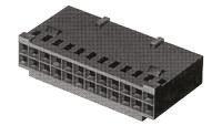 87631-6 TE Connectivity, AMPMODU MOD IV Female Connector Housing, 2.54mm Pitch, 10 Way, 2 Row