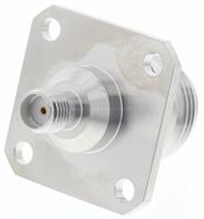 j01027b0008 Telegartner Straight 50Ω RF Adapter N Socket to SMA Socket