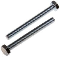 917-2817 RS PRO Bright Zinc Plated Steel, Hex Bolt, M4 x 40mm