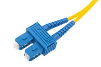 536-8339 RS PRO FC to SC Duplex Single Mode OS1 Fibre Optic Cable, 9/125μm, Yellow, 1m