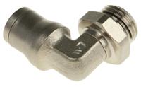 3699-08-13 Legris LF3600 Series Elbow Threaded Adaptor, G 1/4 Male to Push In 8 mm, Threaded-to-Tube Connection Style