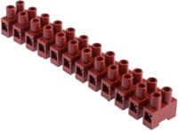 464-9750 RS PRO Non-Fused Terminal Block, 12-Way, 57A, 10 mm² Wire, Screw Down Termination