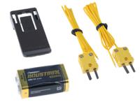 144-6606 RS PRO RS52 Wired Digital Thermometer, K Probe, 2 Input(s), +1300 °C, +1999°F Max, ±0.2 Reading +1°C % Accuracy