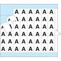 112445 Brady 112 Adhesive Cable Label, Black on White, Pre-printed "+", for Cable Labelling,