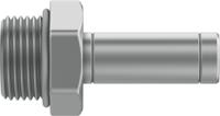 npqh-d-g18-s6-p10 Festo NPQH Series Straight Threaded Adaptor, G 1/8 Male to Push In 6 mm, Threaded-to-Tube Connection Style, 578361