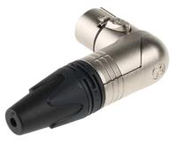 nc5frx Neutrik Cable Mount XLR Connector, Right Angle, Female, 50 V ac, 5 Way, Silver over Nickel Plating