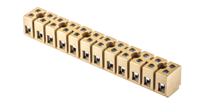 0243520000 Weidmuller MK Series Terminal Strip, 24A, 22 → 12 AWG Wire, Screw Termination