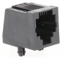 mhrjj66nfra MH Connectors MH Modular Series Female RJ12 Connector, Through Hole, UTP Shield Right Angle 6P6C -Way