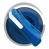 zb4bk1463 Schneider Electric Harmony XB4 Series 2 Position Selector Switch Head, 22mm Cutout, Blue Handle