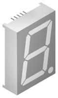 sa23-12surkwa SA23-12SURKWA Kingbright 7-Segment LED Display, CA Red 260 mcd RH DP 57mm