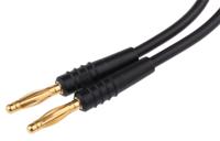 280047-045-21 Staubli 2 mm Connector Test Lead, 10A, 30 V ac, 60V dc, Black, 450mm Lead Length