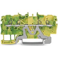 2000-1407 WAGO  TOPJOB S Series Green, Yellow, 1mm², 1-Level, Push-In Cage Clamp Termination, ATEX, EAC Ex, IECEx