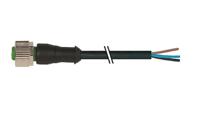 7000-12221-6140500 Murrelektronik Limited Female 4 way M12 to M12 Sensor Actuator Cable, 5 m