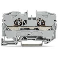 2010-1205 WAGO  TOPJOB S Series Black, 10mm², 1-Level, Push In Termination, ATEX, CSA, IECEx