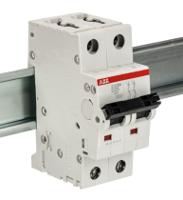 2cds272001r0251-s202m-d-25a-15-ka ABB System Pro M Compact S200M MCB, 2P, 25A Curve D