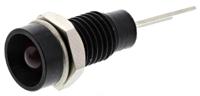 dx1117rd Bulgin Red Panel Mount Indicator, 2V, 6.1mm Mounting Hole Size, Lead Wires Termination