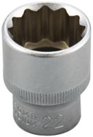830-4139 RS PRO 1/2 in Drive 22mm Standard Socket, 12 point