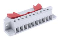 1600014 Phoenix Contact HCC Series HCC 4-M Non-Fused Terminal Block, 10-Way, 25A, 24 → 12 AWG Wire, Screw Down