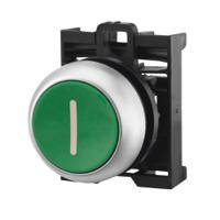 78635774-m22-d-g-x1m22-a Eaton RMQ Titan M22 Series Green Momentary Push Button Head, 22mm Cutout, IP69K