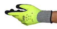 48969110 Ansell EDGE 48969 Black, Yellow HPPE, Nylon, Spandex, Steel Fibre Nitrile Puncture & Tear Resistant Gloves, Size 11