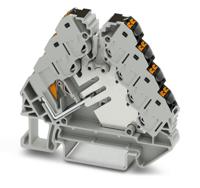 3270158 Phoenix Contact PTRVB Series PTRVB 4-FI /BK Distribution block, 13-Way, 17.5A, 26 → 14 AWG Wire, Push In