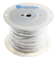3053-wh001 Alpha Wire Hook-up Wire PVC Series White 0.51 mm² Hook Up Wire, 20 AWG, 10/0.25 mm, 305m, PVC Insulation, 3053 WH001