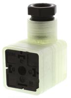 935980333-rs-gdml-3016-led-230-rg-schwarz Hirschmann GDML 3P+E DIN 43650 A, Female Solenoid Valve Connector with Indicator Light, 250 V Voltage