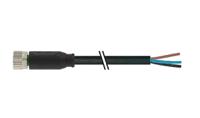 7000-08041-6100500 Murrelektronik Limited Female 3 way M8 to Female M8 Sensor Actuator Cable, 5 m
