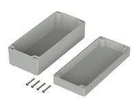 02245000 Bopla Euromas Series Light Grey Polycarbonate Enclosure, IP66, IK07, Light Grey Lid, 340 x 150 x 120mm