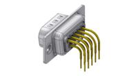 dts09pyc2 Deltron Connectors DTS 9 Way Right Angle D-sub Connector Plug, with Screw