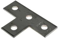 p-1031-ss Stainless Steel T Shape Bracket 4 Hole, 14.3mm Holes, 136.5 x 88.9mm