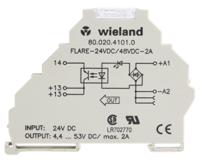 8002041010 Wieland flare Series Solid State Relay, 2 A Load, DIN Rail Mount, 53 V Load, 53 V Control