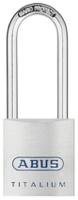 80ti40hb63 ABUS Key Weatherproof Titanium Weatherproof Padlock, 7mm Shackle, 40mm Body