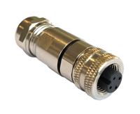 pxmbni12fbf12ascpg9 Bulgin Circular Connector, 12 Contacts, Panel, M12 Connector, Socket, Female, IP67, Buccaneer M12 Series