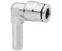 100430600 Norgren PNEUFIT 10 Series Straight Fitting, Push In 6 mm to Push In 6 mm, Tube-to-Tube Connection Style