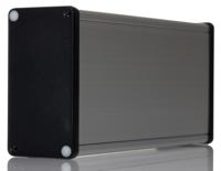 1455n2202 Hammond 1455 Series Clear Anodised Extruded Aluminium Enclosure, IP54, 220 x 103 x 53mm