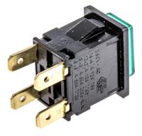 h8353abnab Arcolectric (Bulgin) Ltd 8300 Series Illuminated Push Button Switch, Latching, Panel Mount, DPDT, 250V ac