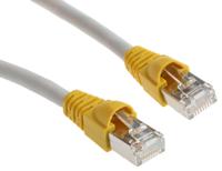 l00005a0035 Telegartner, 10m Cat6a, Grey RJ45 to Male RJ45 Male, S/FTP Shielded, Terminated LSZH Sheath
