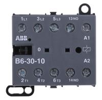 gjl1211001r8100-b6-30-10-80 ABB B6 B Contactor, 230 V ac Coil, 3-Pole, 9 A, 4 kW, 3NO, 690 V ac