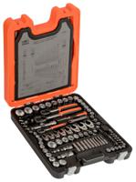 s138 Bahco 138-Piece Imperial, Metric 1/2 in; 1/4 in; 3/8 in Deep Socket/Standard Socket/Spanner/Allen Key/Bit Set with