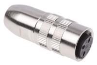 0322-03 Lumberg 3 Pole Din Socket, DIN EN 60529, 5A, 250 V ac IP68, Female, Cable Mount