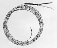 150-004 RS PRO Type J Exposed Junction Thermocouple 2m Length, 1/0.3mm Diameter → +350°C