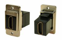 282-777 RS PRO 2 Way Female to Female Feedthrough HDMI Connector