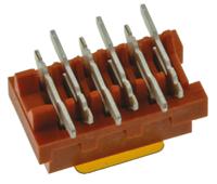 7-188275-6 TE Connectivity Micro-MaTch Series Straight Surface Mount PCB Socket, 6-Contact, 2-Row, 1.27mm Pitch, Solder Termination