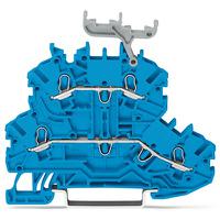2000-2234 WAGO  TOPJOB S Series Blue, 1mm², 2-Level, Push-In Cage Clamp Termination, ATEX, EAC Ex, IECEx