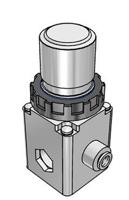 irv10-n07 SMC 140L/min Vacuum Regulator, -100kPa to -1.3kPa