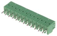 1984714 Phoenix Contact PT 1.5/12-3.5-H Series PCB Terminal Block, 3.5mm Pitch, Through Hole Mount, 1-Row, Screw Termination